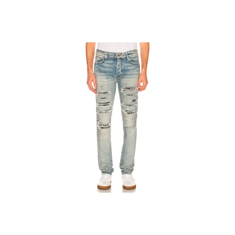 AMIRI Rainbow Patch Skinny Jeans-2