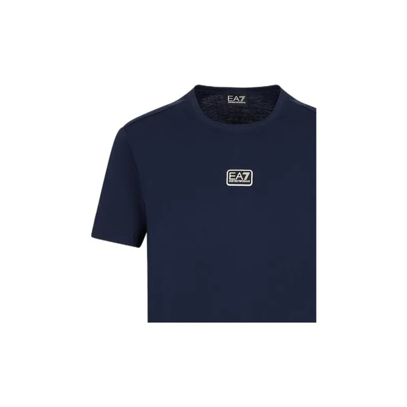 EMPORIO ARMANI EA7 T Shirts Men Navy Blue-4