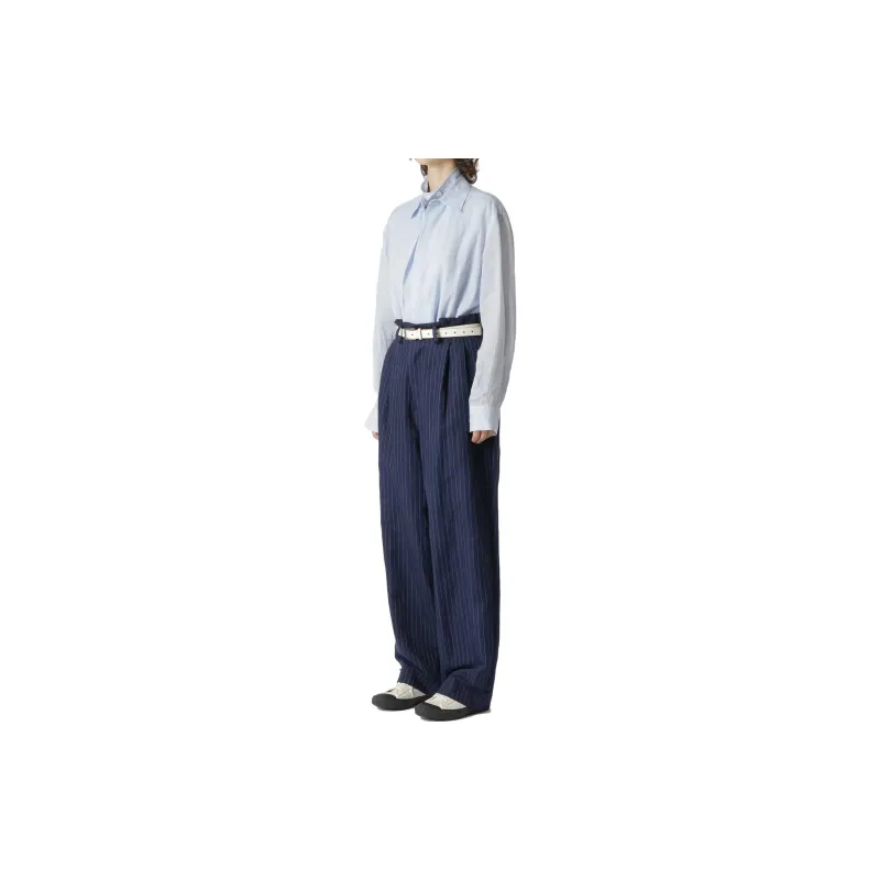 Yohji Yamamoto Suit Trousers Men Marine Blue-2