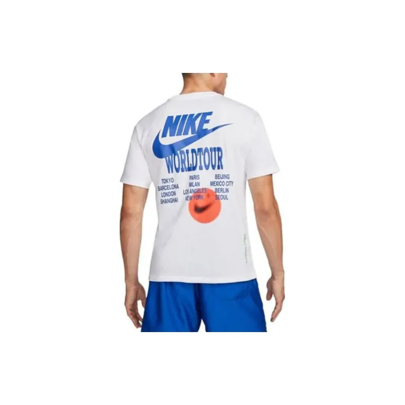 Nike T Shirts Men White-4