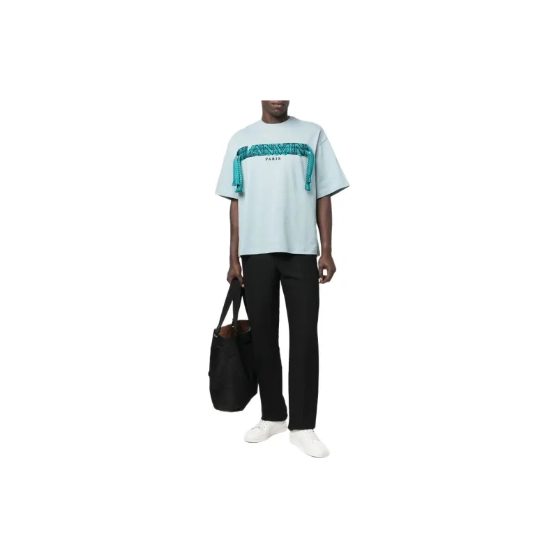 Lanvin T Shirts Men Light Green-1