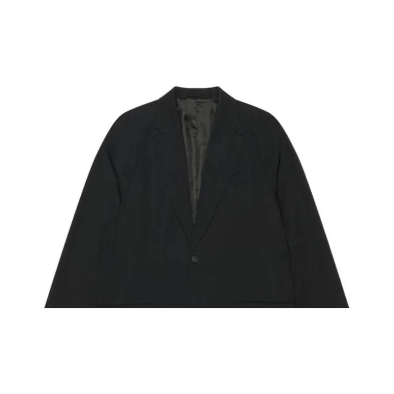 Balenciaga Buttoned Twill Blazer-5