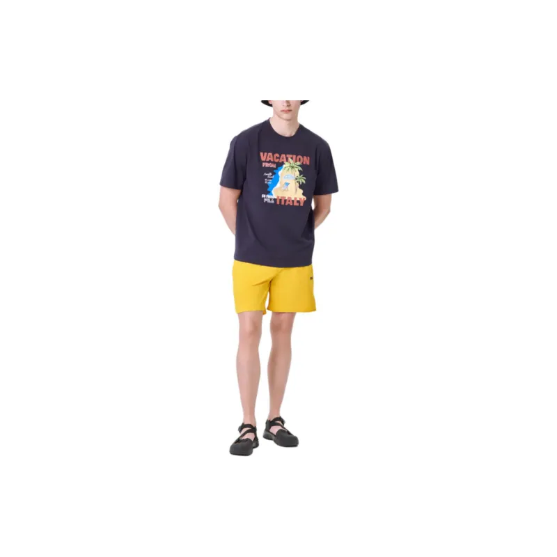 FILA Casual Shorts Men's Yellow-3