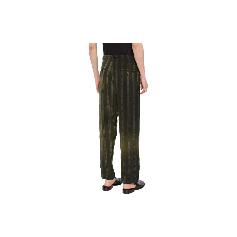 UMA WANG Striped Drawstring Pants-2