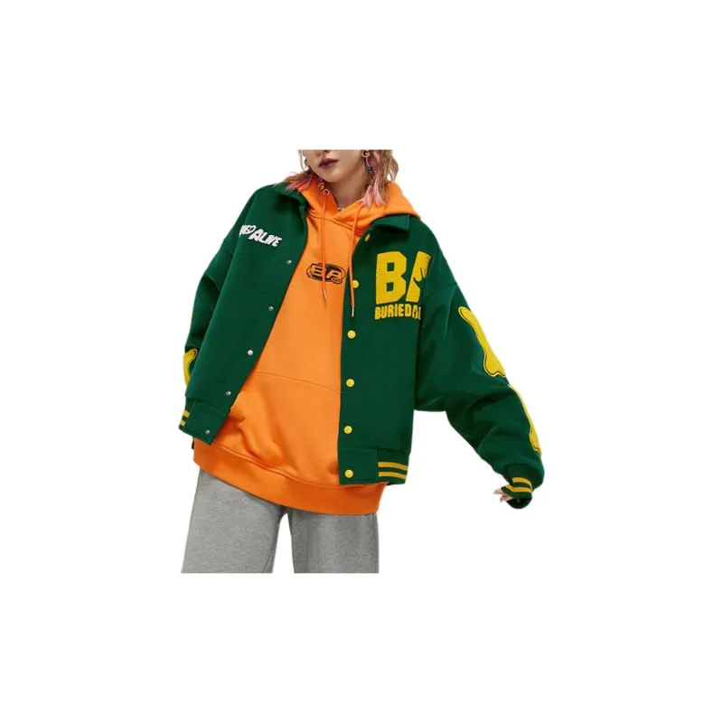 BURIEDALIVE Baseball Jerseys Unisex Green-1