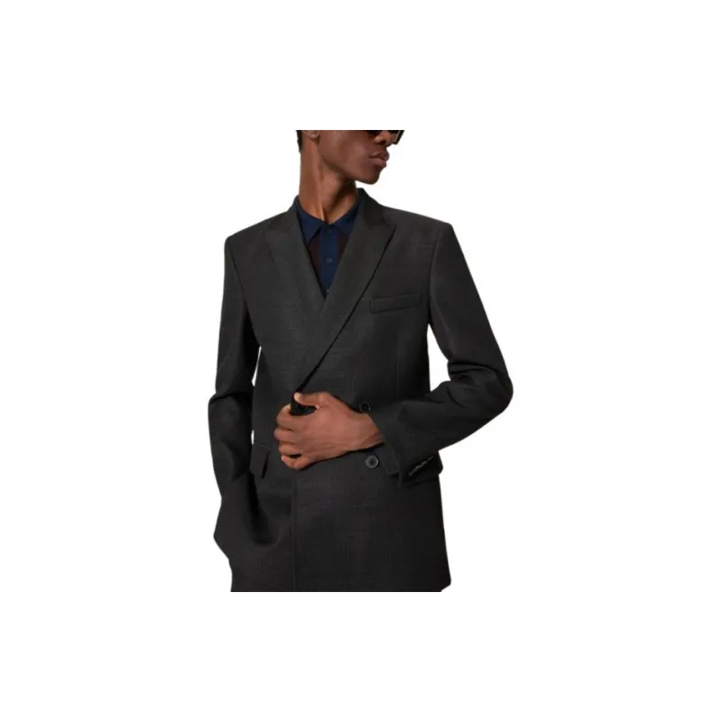 Valentino Peak lapel Double breasted Blazer-4