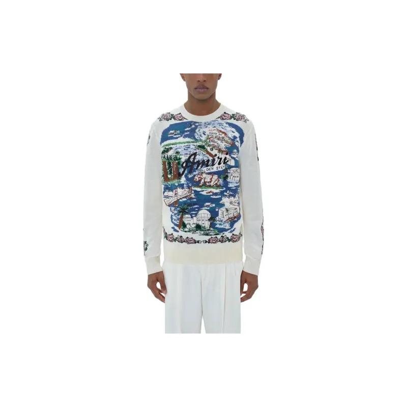 AMIRI Sweatshirts Men Blue-3
