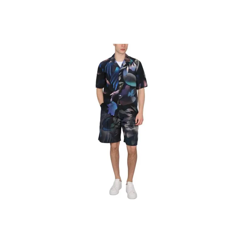 Paul Smith Abstract Printed Knee Length Shorts-1