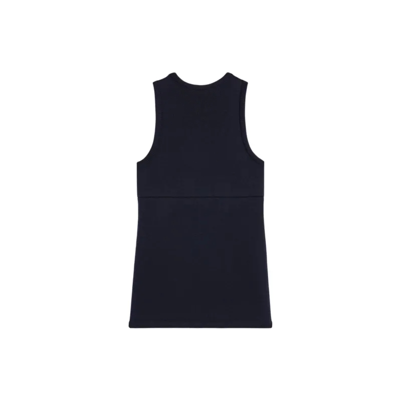 CELINE Tunic Mini Dress In Interlock Wool-1