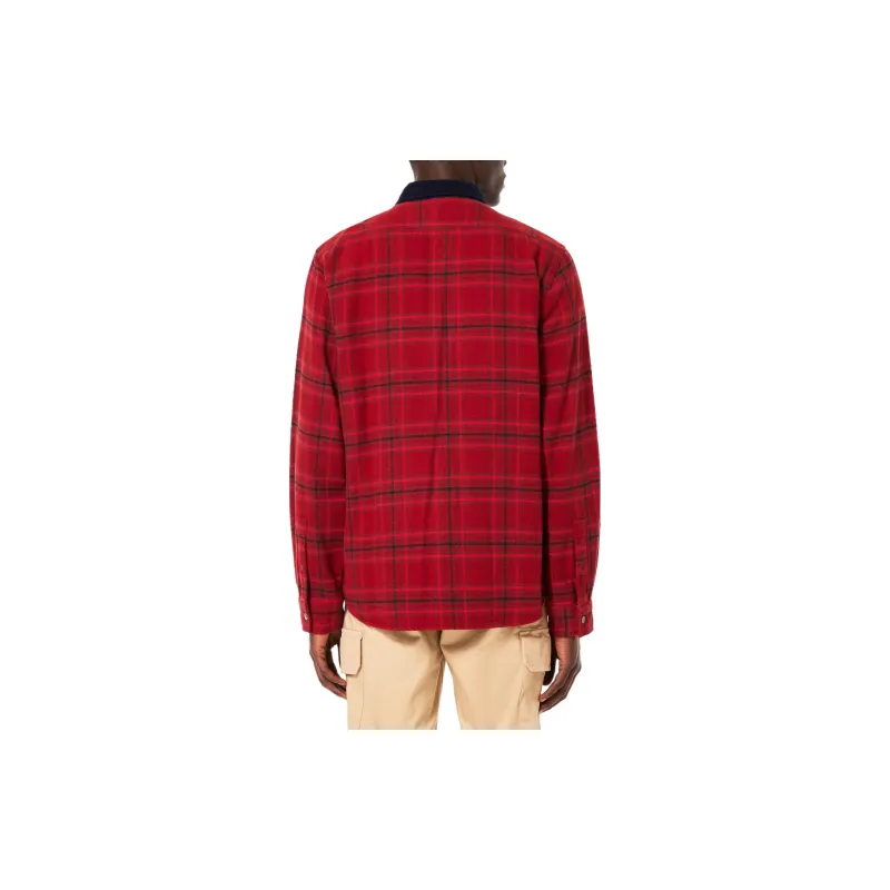 Oakley Shirt Men's Iron Red Plaid-3