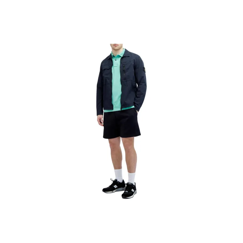 STONE ISLAND Compass Cotton Polo Shirt-1