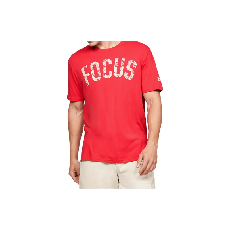 Under Armour Straight T Shirt Men's Red-3