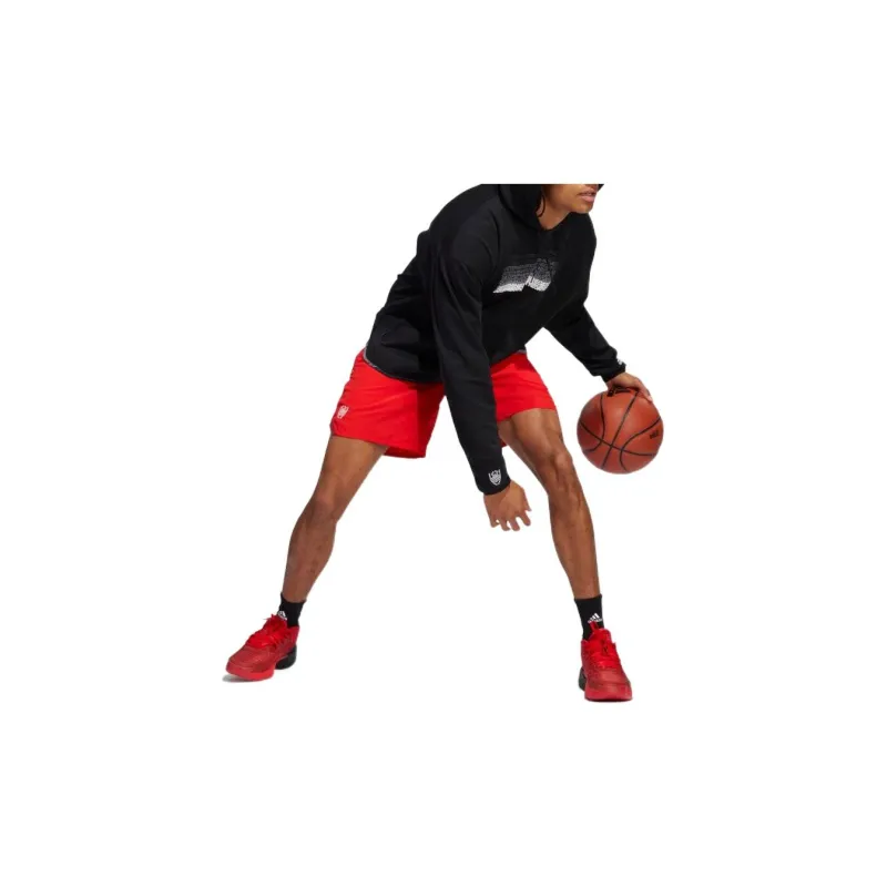 Adidas Basketball Shorts Men Red-4