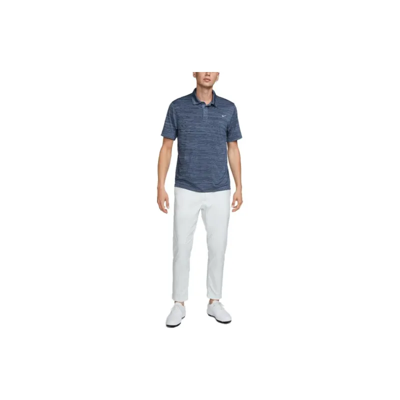 Nike Polo Shirts Men Navy Blue-2