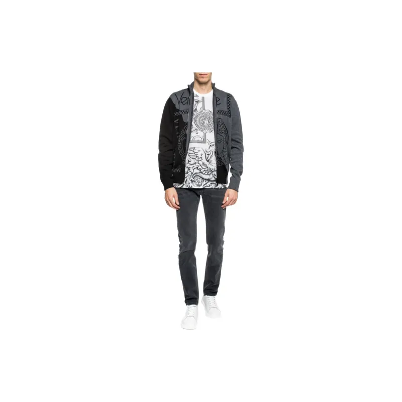 FANSIZHE VERSACE T Shirt Men's White-3