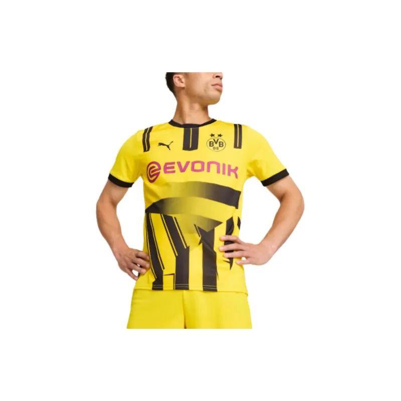 PUMA Borussia Dortmund 24/25 Cup Men's Replica Soccer Jersey-2