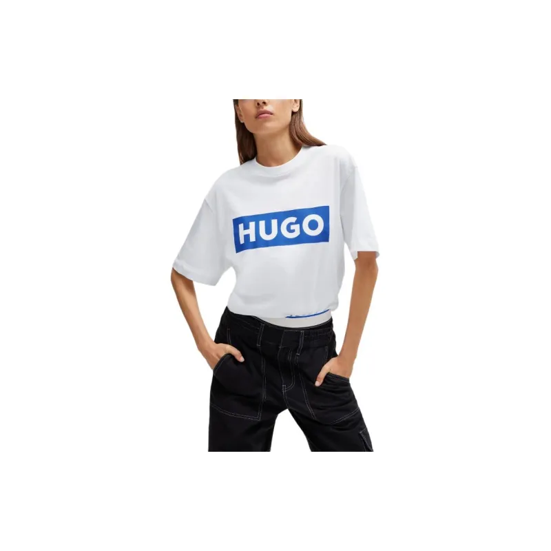 HUGO BOSS Logo print Cotton T shirt-3