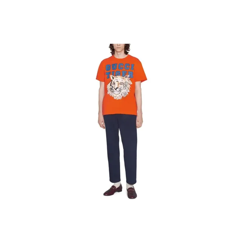 GUCCI Chinese New Year SS22 T-Shirt Men's Orange-1