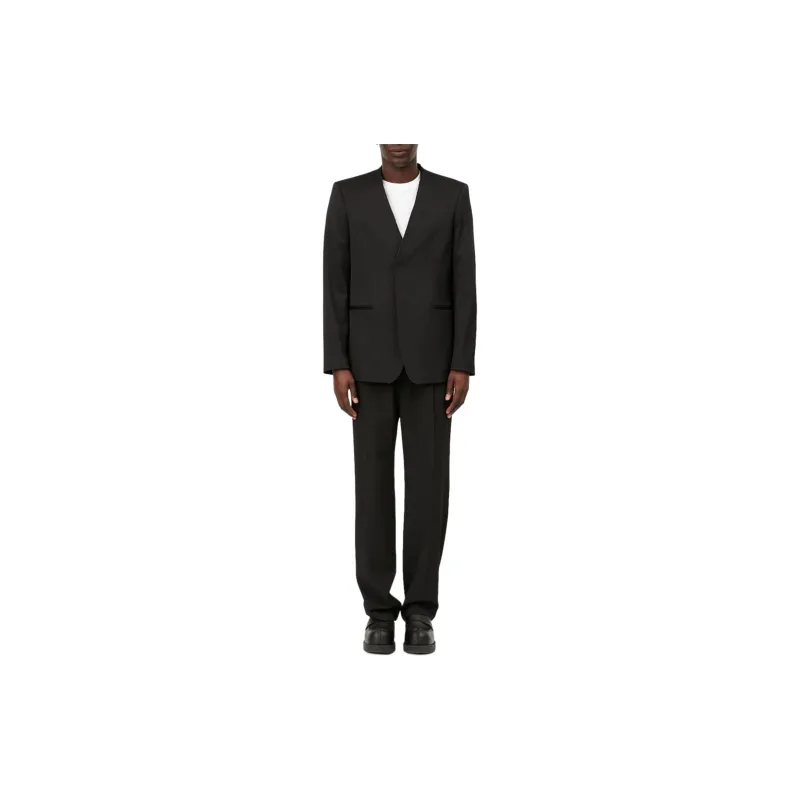 MM6 Maison Margiela Single Breasted Raw Cut Edge Blazer-1