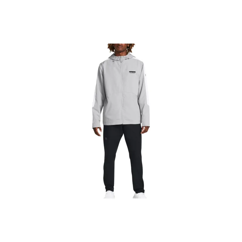 Under Armour Collegiate Jackets Men Gray Black-2