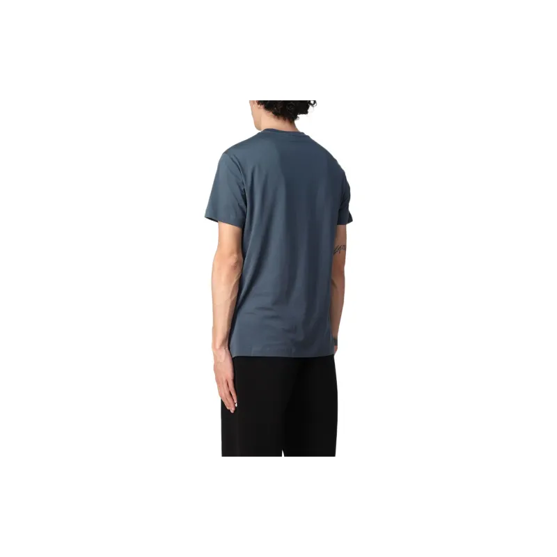 GIORGIO ARMANI T-Shirts Men Dark Blue-3