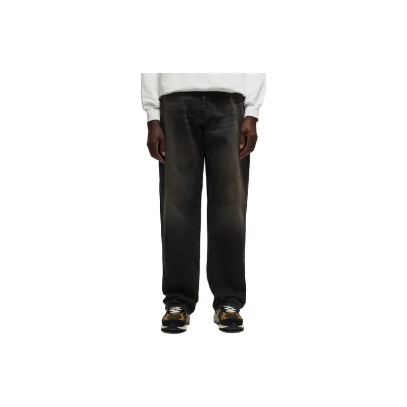 RHUDE Mid rise Wide leg Jeans-1