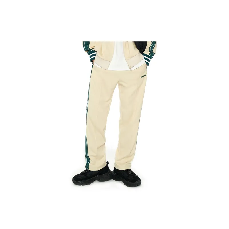 NERDY Casual Pants Unisex Beige-4