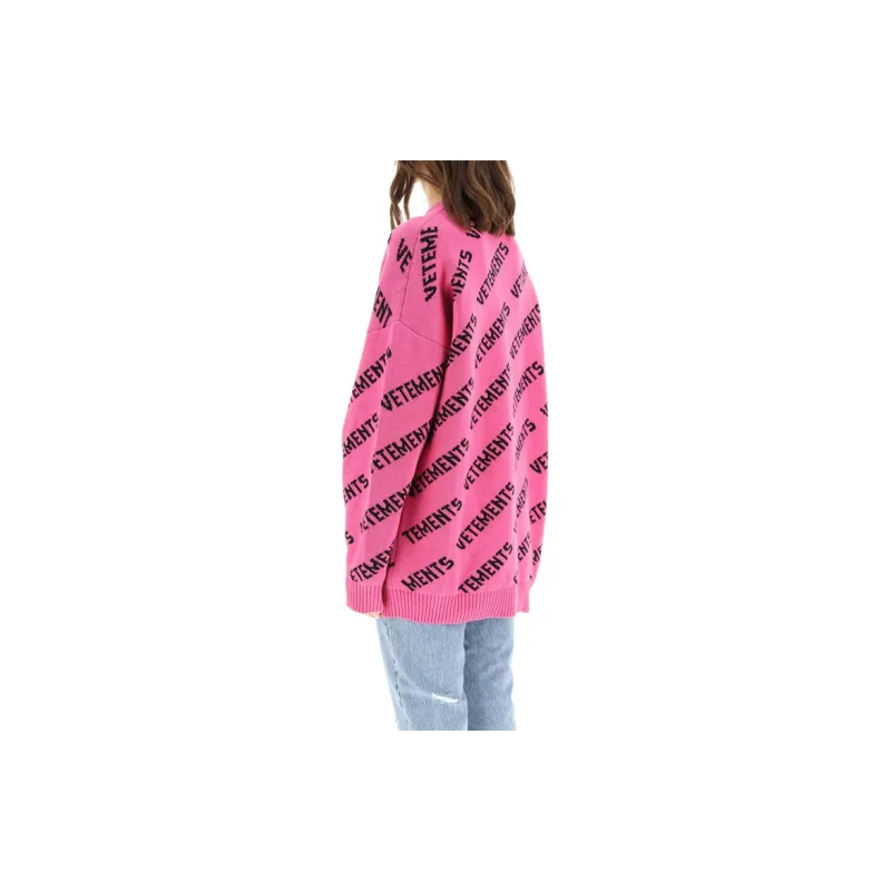 Vetements Sweaters Unisex Pink-3