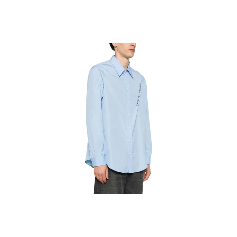 Y/Project Logo Embroidered Long Sleeved Shirt-2