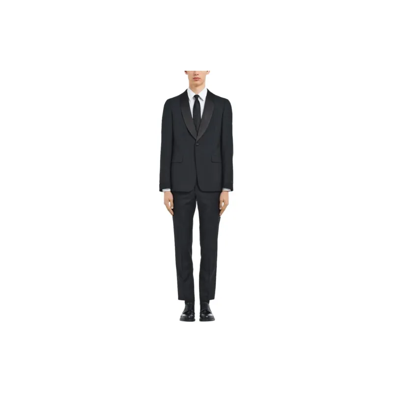 PRADA Single breasted Wool mohair Tuxedo-1