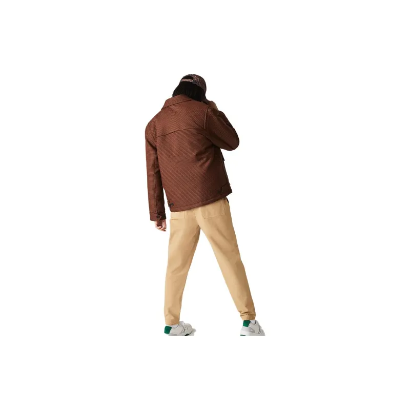LACOSTE Jackets Men Brown-2