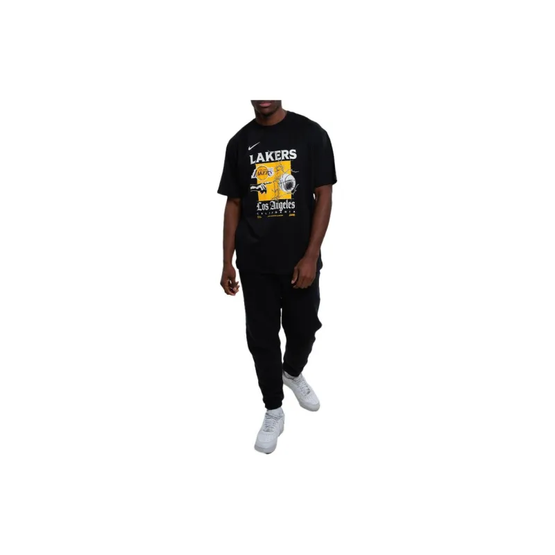 Nike Los Angeles Lakers Courtside Men's Nike Nba Max90 T-Shirt-4