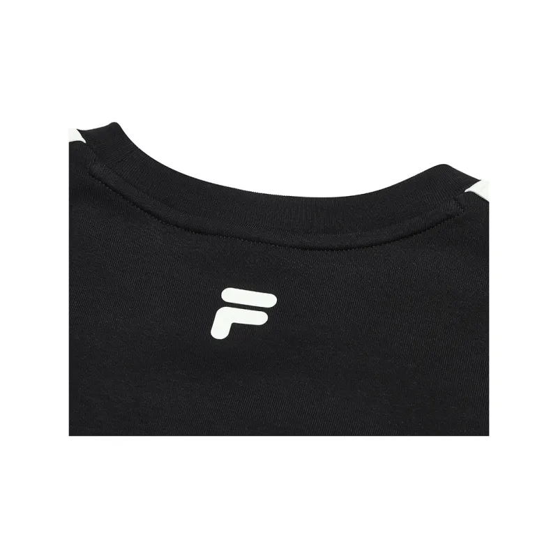 FILA FUSION Short Sleeved Dresses Women's Black-5