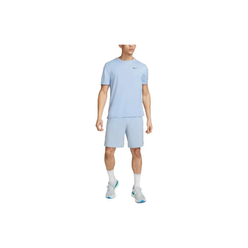 Nike MILER T-Shirts Men Sky Blue-3