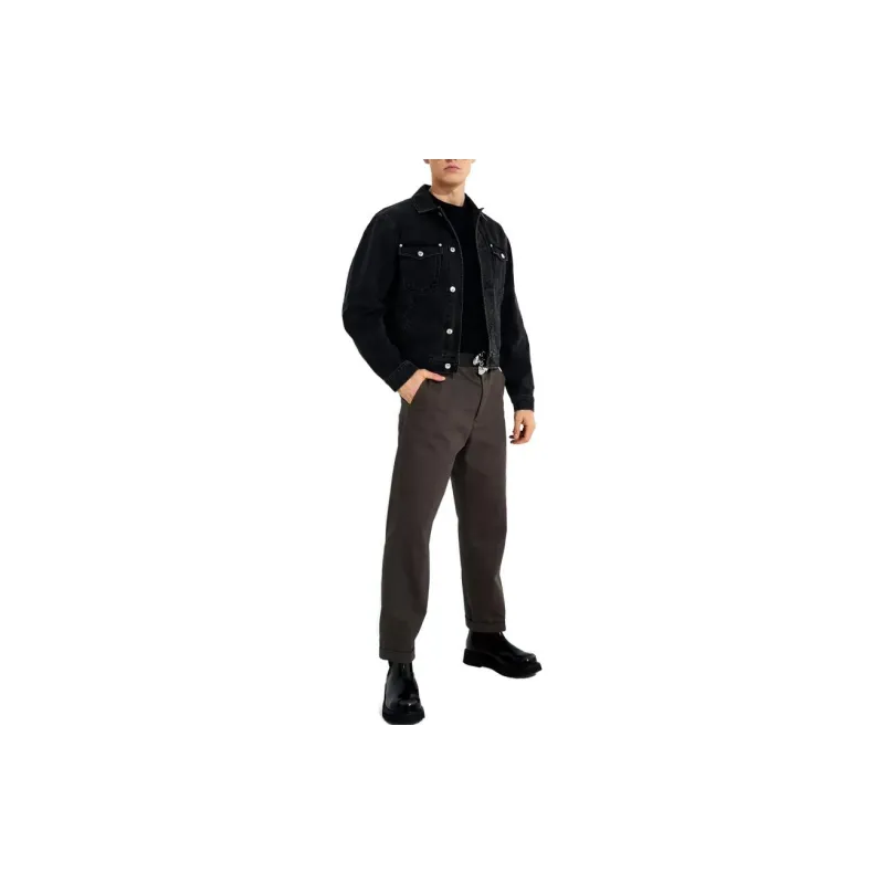 KENZO Mid rise Straight leg Trousers-1