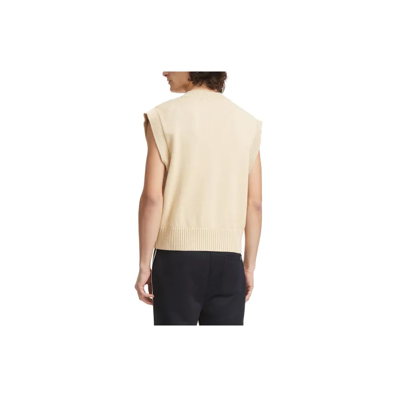 AMIPARIS Tank Tops Men Beige-3