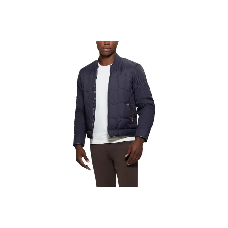 GUESS Alameda Ripstop Quilted Jacket Jackets Coats Men's Blue-5