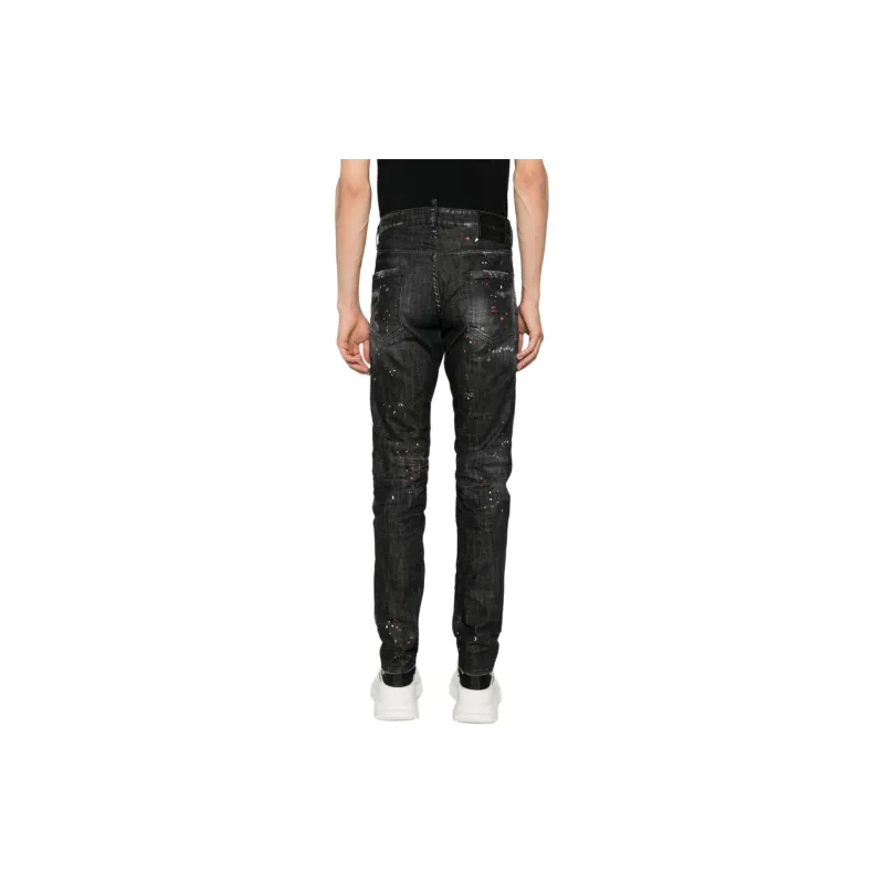 DSQUARED 2 Distressed Sprayed Effect Jeans-2