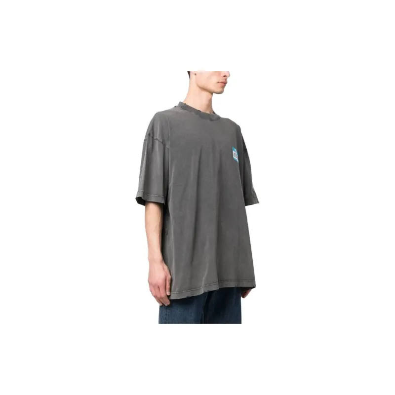 Vetements T-Shirts Men Gray-3