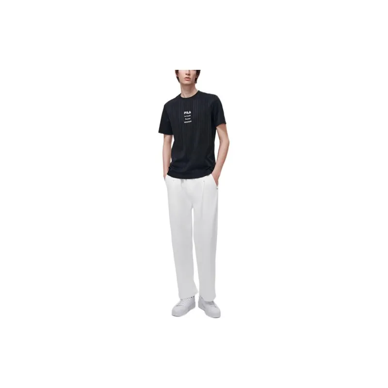 FILA Heritage Collection T Shirts Men Jet Black-4