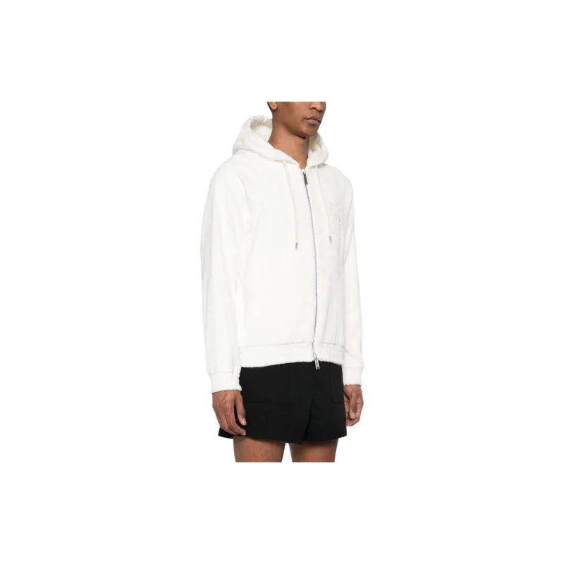 DSQUARED 2 Logo embroidered Terry cloth Jacket-4