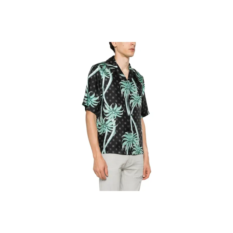 AMIRI Palm Tree print Silk Shirt-2