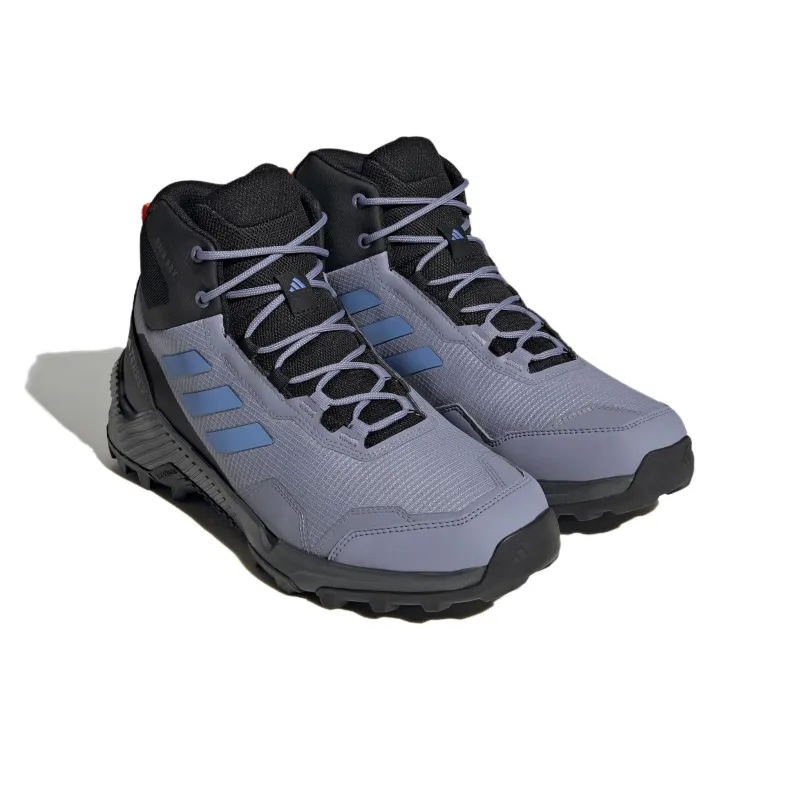 Adidas Terrex Eastrail 2.0 Anti Slip Wear Resistant Mid Top Trekking Shoes Men's Gray Black-2