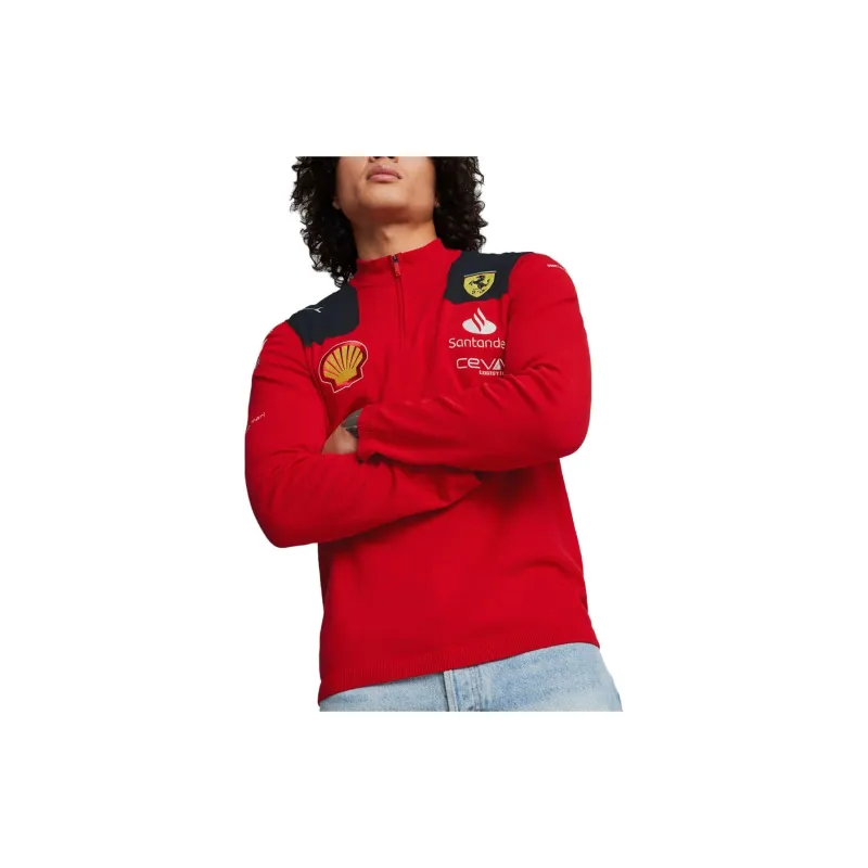 PUMA Scuderia Ferrari Sweatshirts Men Red-3