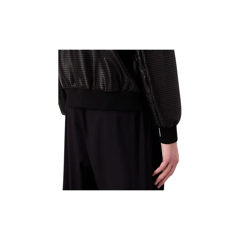 GIORGIO ARMANI Leather Jacket Men's Black-4