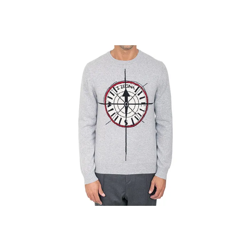 Zegna Knitwear Men's Light Gray-2