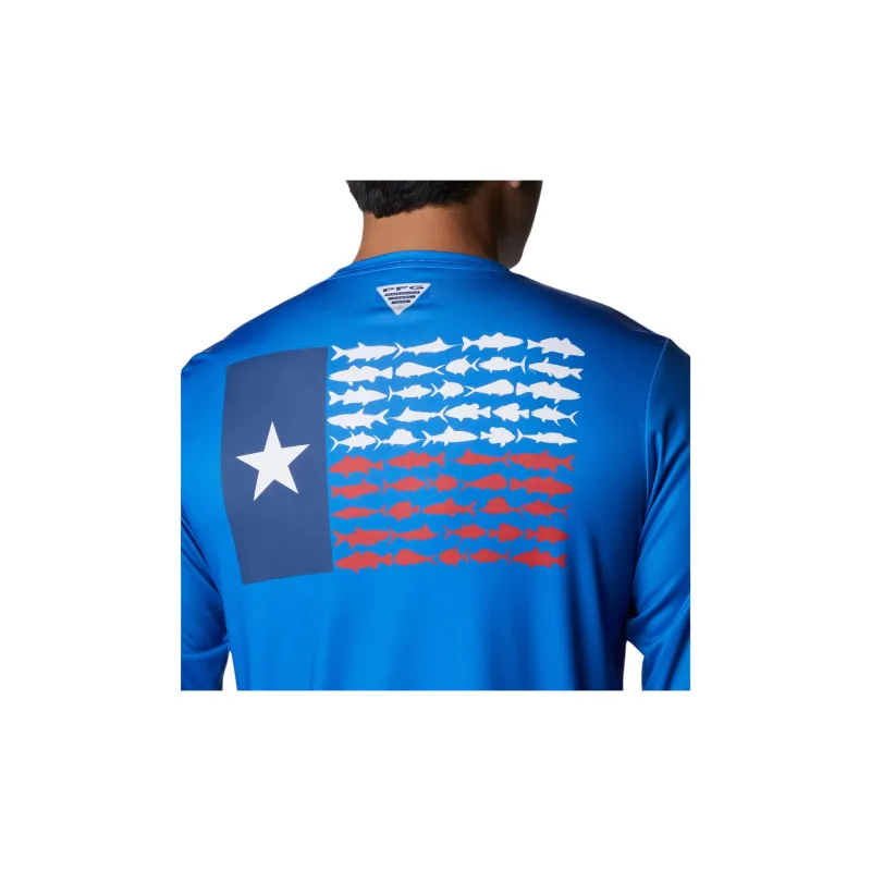 Columbia Terminal Tackle PFG Fish Flag™ T-Shirt Men's Royal Blue-4