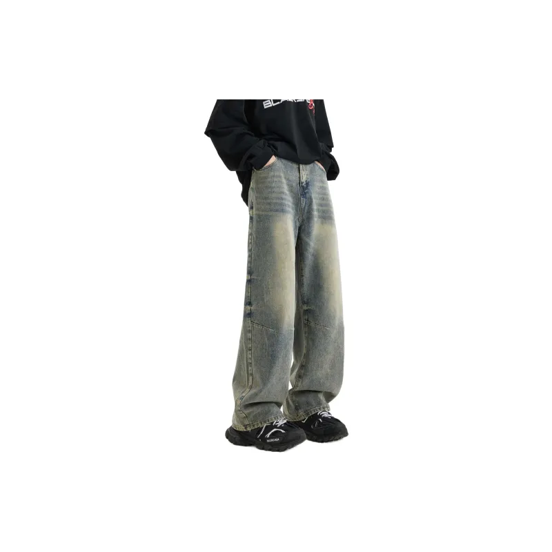 RCTAMY Jeans Unisex Yellow Mud-8