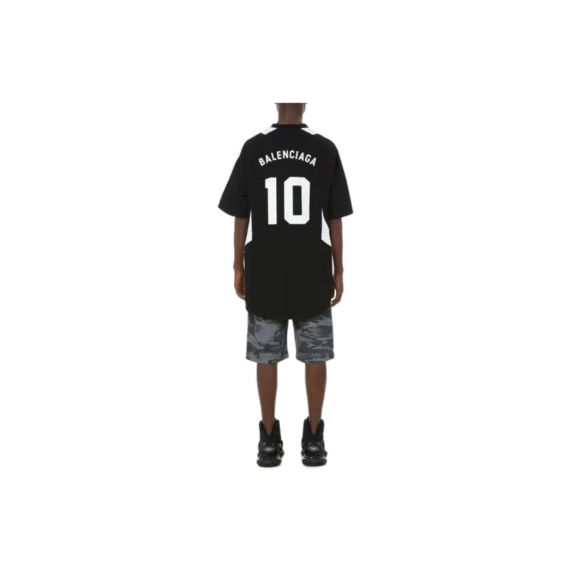 Balenciaga Soccer Jerseys Men Black-5