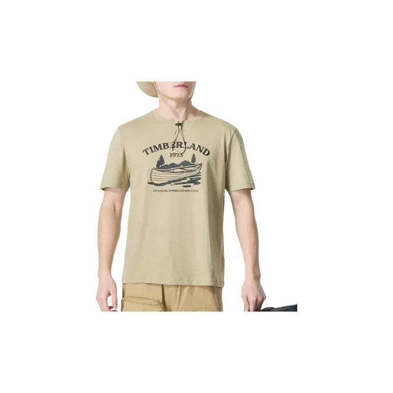 Timberland T Shirt Men's Mud Gray-2
